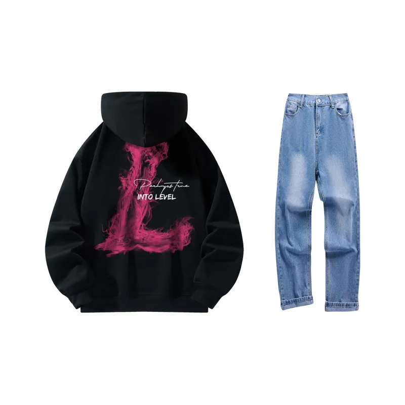 LEVEL Sweatshirt Sets Unisex-20