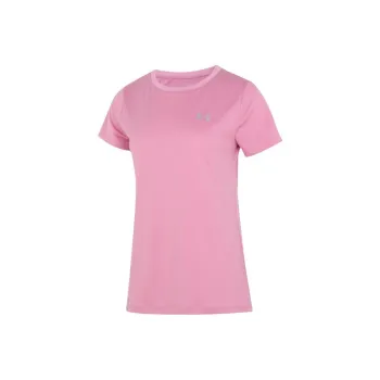 Under Armour Raglan Sleeve Short Sleeved T Shirts Women's Bright Pink