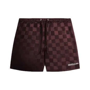 KITH FW24 Collins Casual Shorts Men's Dark Red