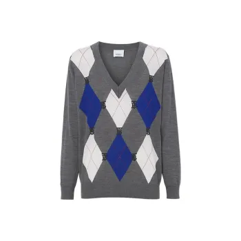 Burberry Knitwear Women's Medium Heather Gray