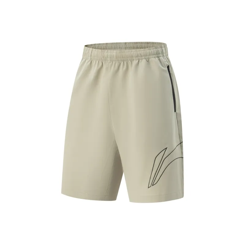 LiNing Fitness Series Casual Shorts Men's Limewash Gray-0