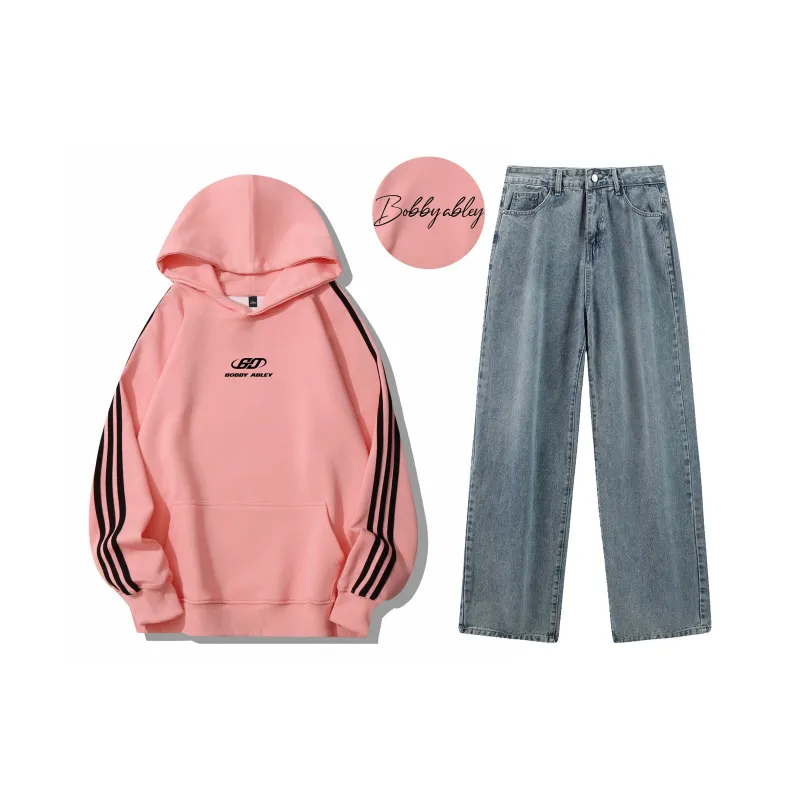 BOBBY ABLEY Sweatshirt Set Unisex Black-130