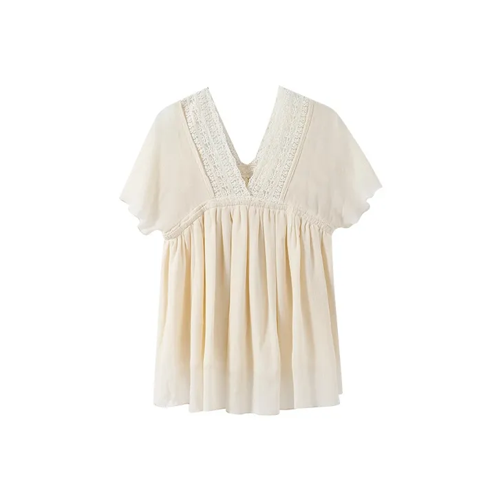 YUMOMO STAR Shirts Women's Cloud Beige-0