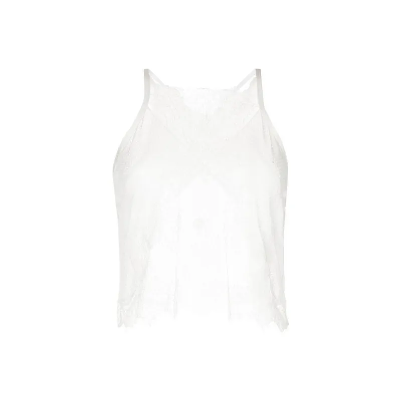 DION LEE Chantilly Mesh Tank Top-0