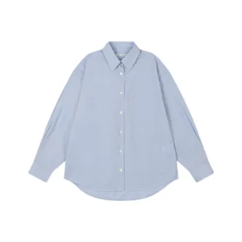 LOW CLASSIC Lc Collection SOFT PAPER SHIRT Shirt Women's BLUE/Blue