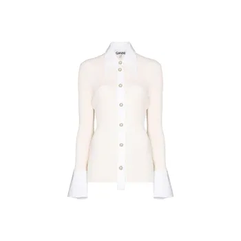 GANNI Melange Knit 'Vanilla'