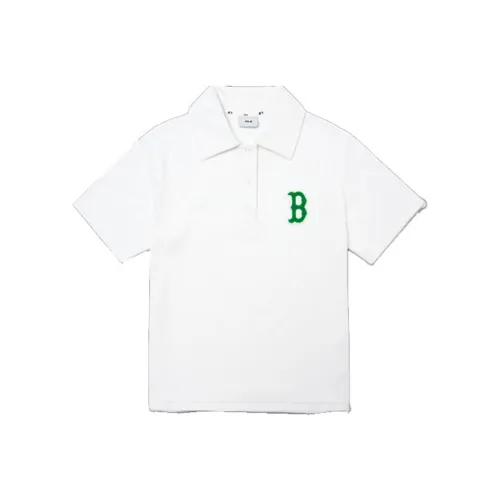 MLB Boston Red Sox Polo Shirt Women's White