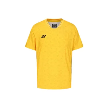 YONEX Contest Series Badminton Clothing Men's Begonia Flower Yellow
