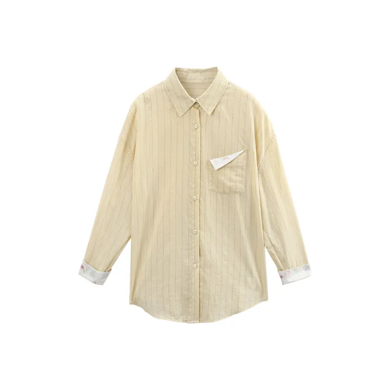 A Paradise For Awakening Shirt Women's Yellow-0