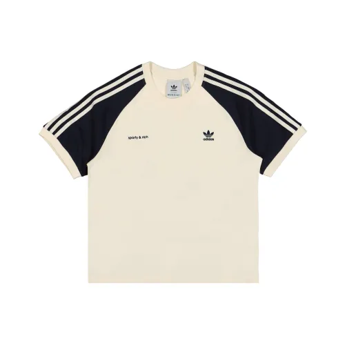 Adidas Originals X Sporty & Rich Ringer Tee Cream/Navy