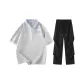 Heather Gray[2.0 Cooling Sensation]Short-Sleeved+Cooling Ice Silk Pants