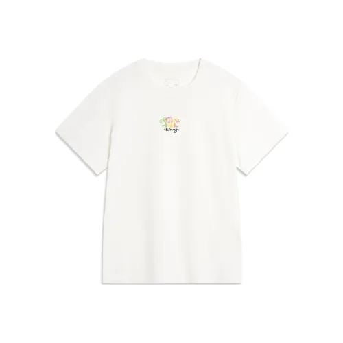 LiNing Sports Trend Series T Shirt Women's Ivory