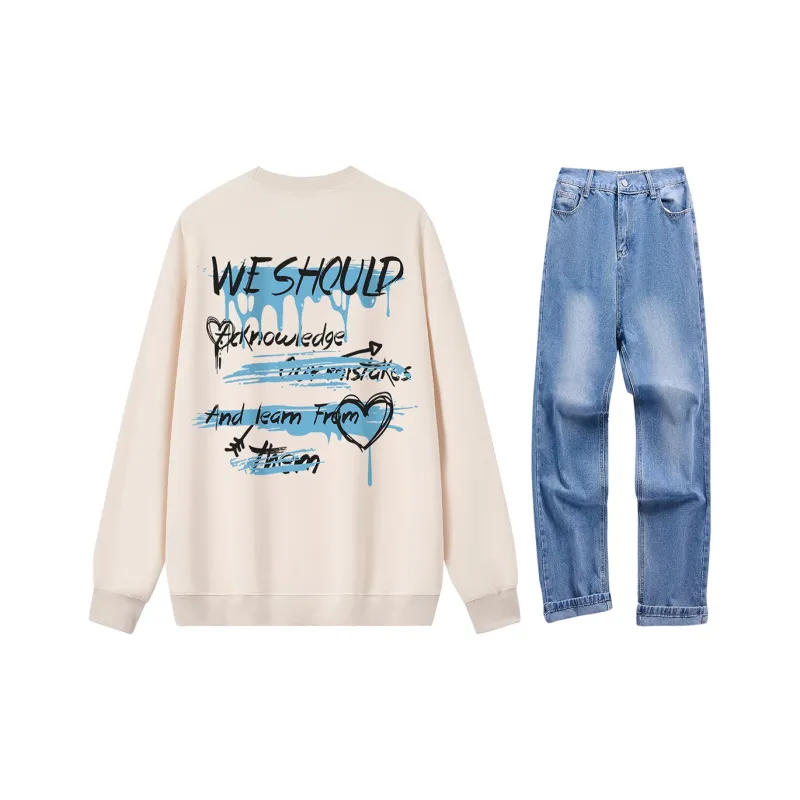 VniVerseVClub Sweatshirt Set Unisex-18