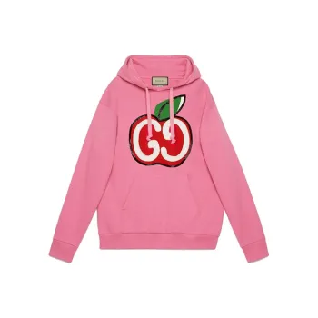 GUCCI Gg Apple Print Hoodie