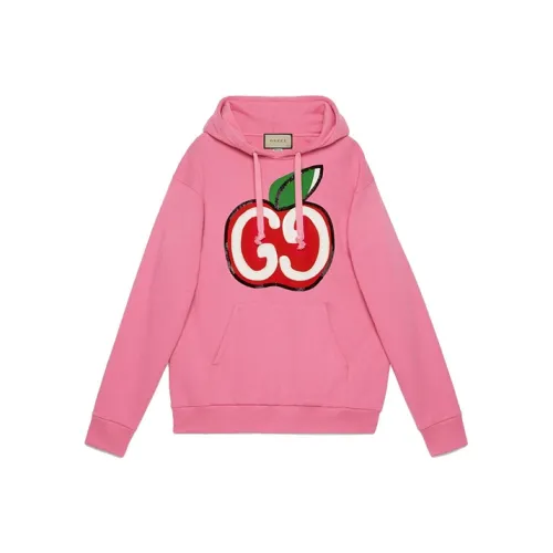 GUCCI Gg Apple Print Hoodie