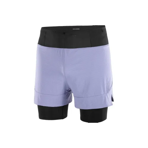 SALOMON Casual Shorts Men's Purple