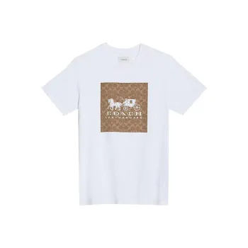 COACH SS23 Regular T Shirt Women's White