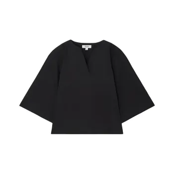 COS Raglan Sleeve T Shirt Women's Black