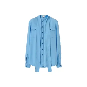 Burberry FW21 Shirt Women's Soft Cornflower Blue