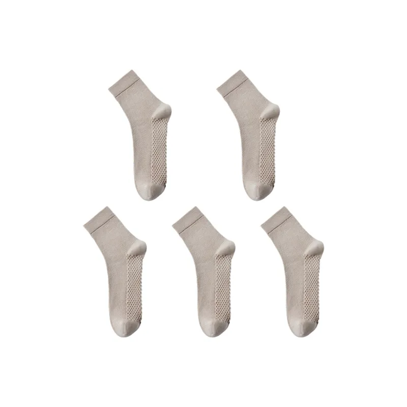 H YXIANG Mid Calf Socks Men's 5 Pack-14