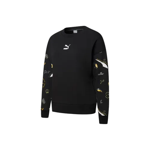 PUMA Sweatshirts Women's Black