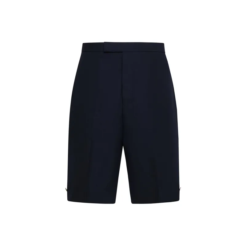 THOM BROWNE High Waisted Shorts-0