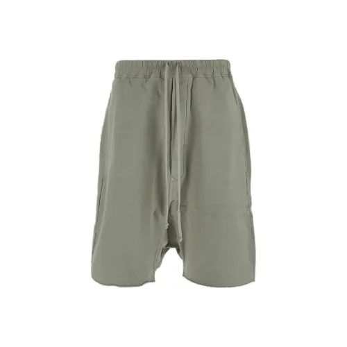 Rick Owens DRKSHDW Drawstring Frayed Hem Shorts