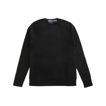 Polo Ralph Lauren Cashmere Long Sleeve Pullover Polo Black