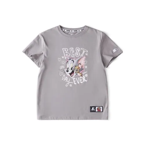 STARTER Tom And Jerry Series SS23 T Shirts Women's Seagull Gray