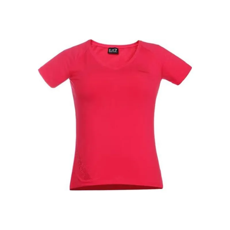 EMPORIO ARMANI EA7 T Shirts Women's Red-0