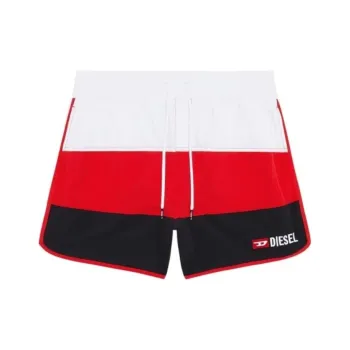 DIESEL Casual Shorts Men's White Red