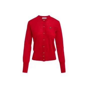 Vivienne Westwood Bea Cardigan Sweater Women's Red