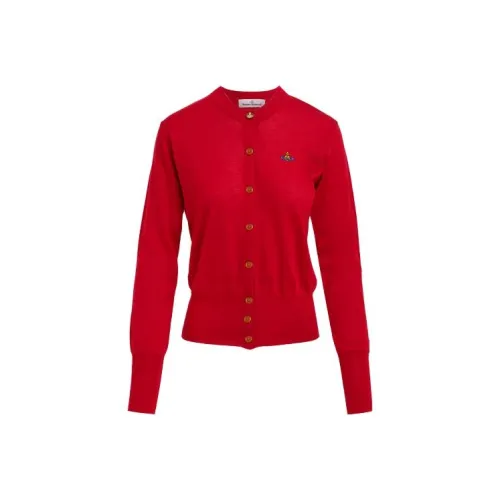 Vivienne Westwood Bea Cardigan Sweater Women's Red