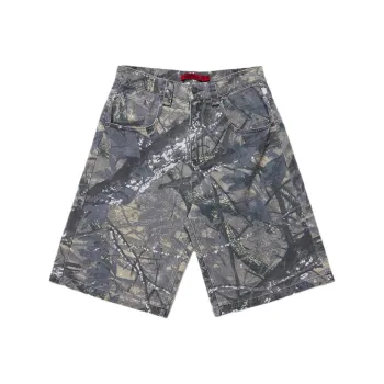 Jaded London Forest Camo Colossus Jorts Casual Shorts Men's Multicolor