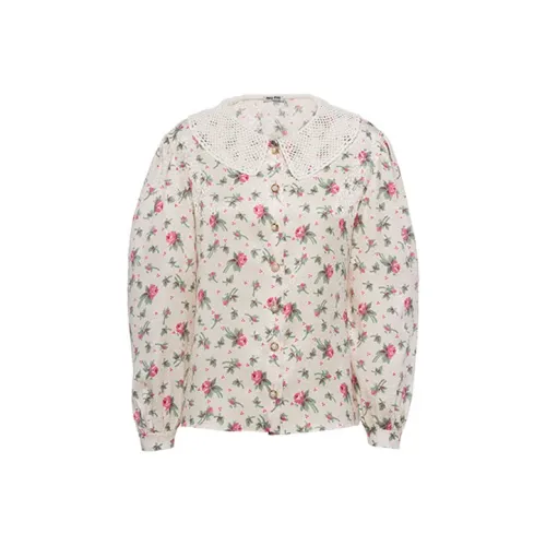 MIU MIU Shirts Women's Cream