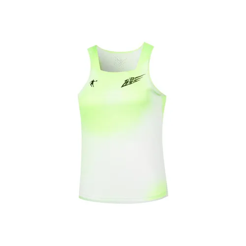 QIAODAN T Shirt Women's Flying Shadow Green Print
