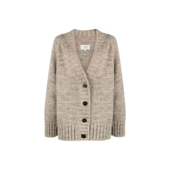 Maison Margiela V Neck Buttoned Cardigan