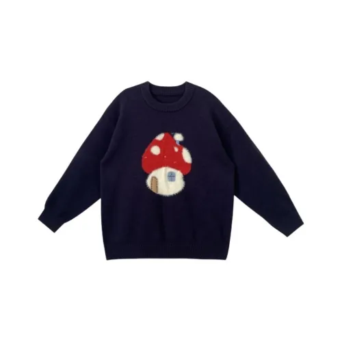 WUPODAMANVZHUANG Sweater Women's Plush Mushroom House
