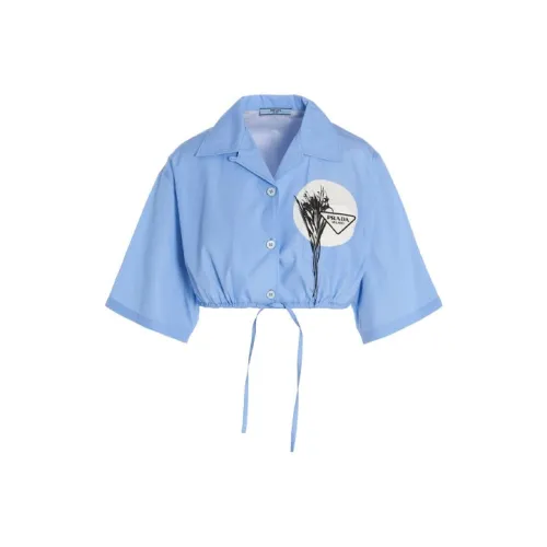 PRADA Shirts Women's Blue