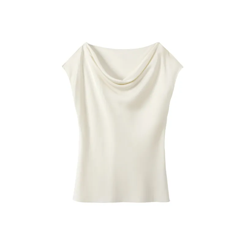H YXIANG T Shirts Women's Ecru-0