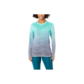 Asics Seamless Long Sleeve Top T-Shirt Women's Green