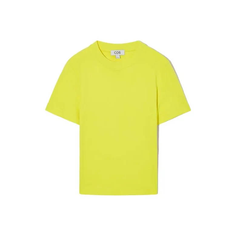 COS T Shirts Women's Yellow-0