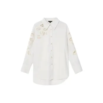 Yiner Shirts Women's Ecru