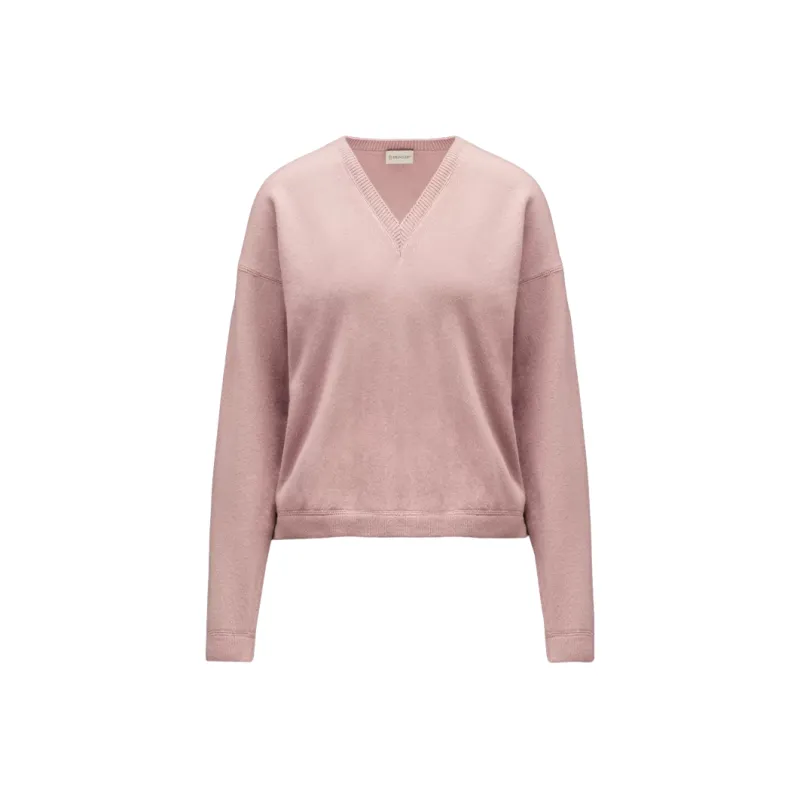 Moncler Cashmere Sweaters Women's Light Pink-0