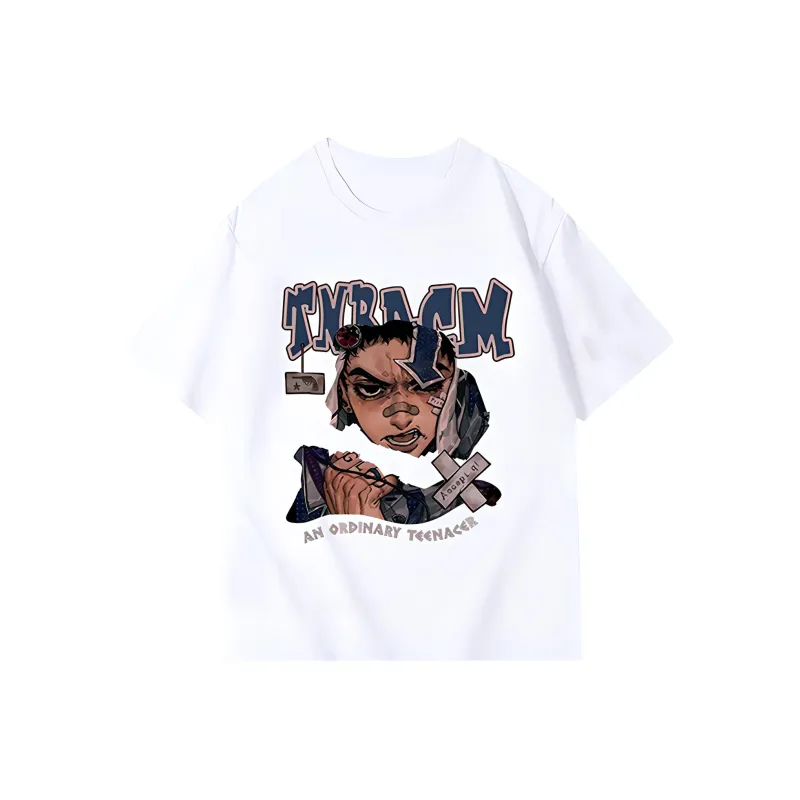RE Drop Shoulder Sleeve T Shirt Unisex-2