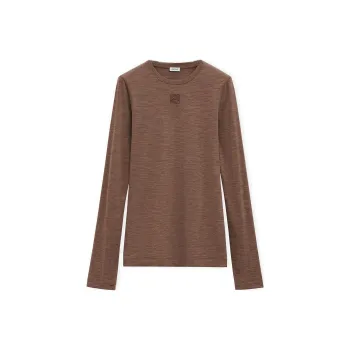 LOEWE Long Sleeve Top 'Chocolate Brown'