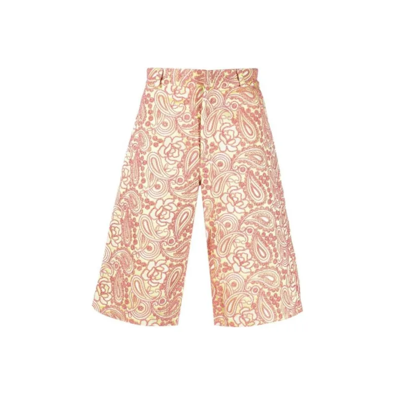 BLUEMARBLE Floral embroidery Knee length Shorts-0