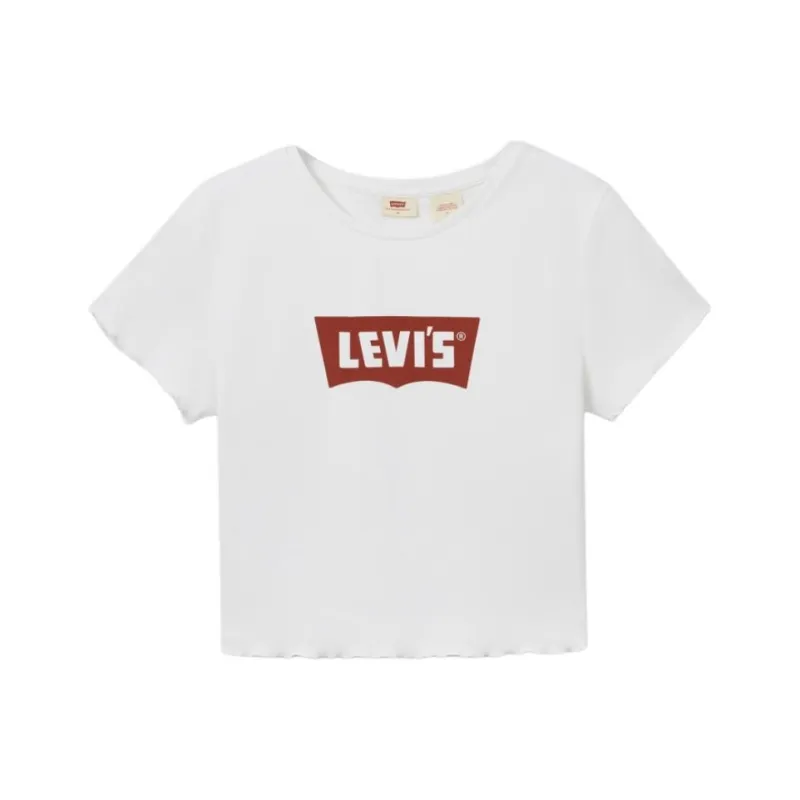 Levis T Shirts Women's White-0