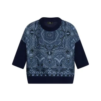 ETRO Crewneck Ribbed Jumper