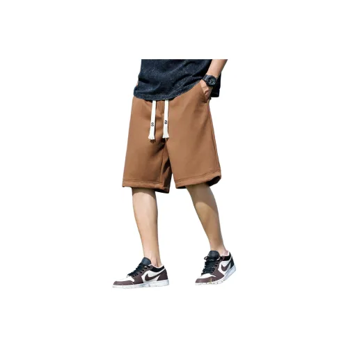 Tonlion Casual Shorts Men's Coffee